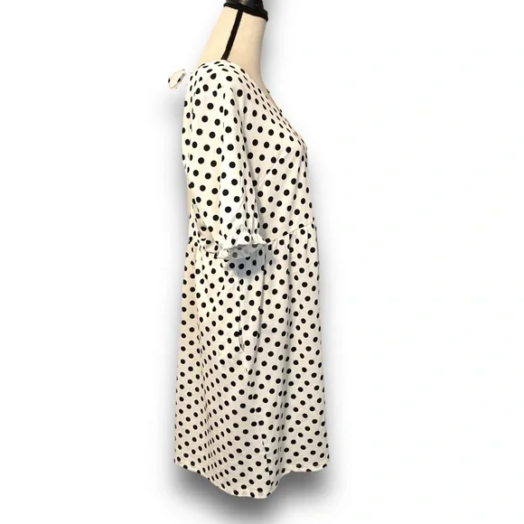 Suzanne Betro black & white polka dot dress - Picture 6 of 14